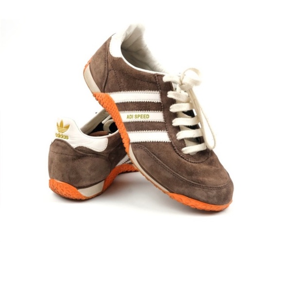 Adidas Brown Adi Speed Sneakers 13 - Picture 1 of 7